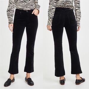 AG - The Jodi Crop High-Rise Skim Flare, Velvet